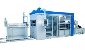 Fully automatic vacuum forming machines are used in larger production scales