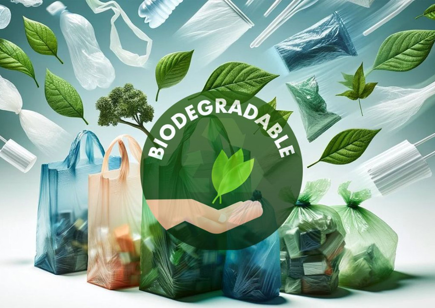 Biodegradable plastics are designed to break down naturally