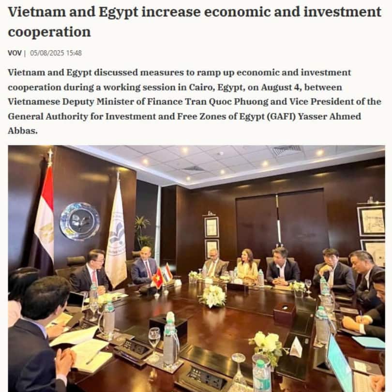 EuP board of directors on the Vietnam Egypt trip