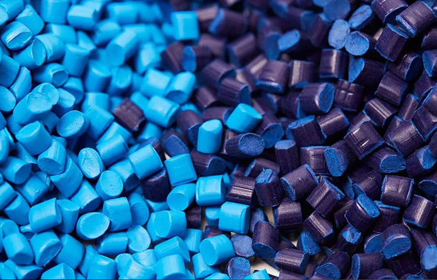 Recycled polypropylene plastic
