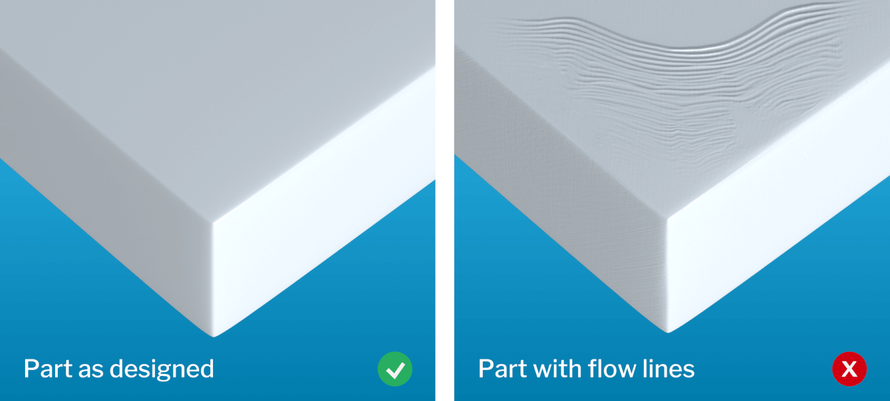 flow lines in injection molding
