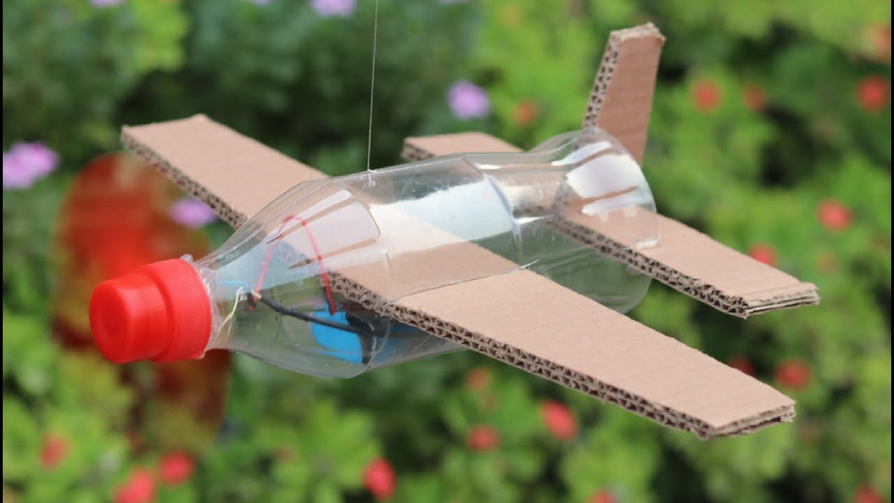 Airplane toy made from plastic bottles Airplane toy made from plastic bottles