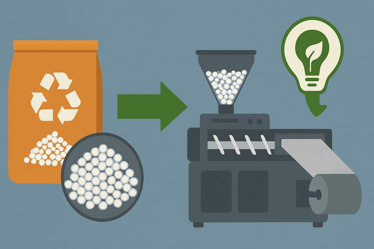 Adding EuP Egypt’s PE filler masterbatch lowers the torque demand on extruder screws