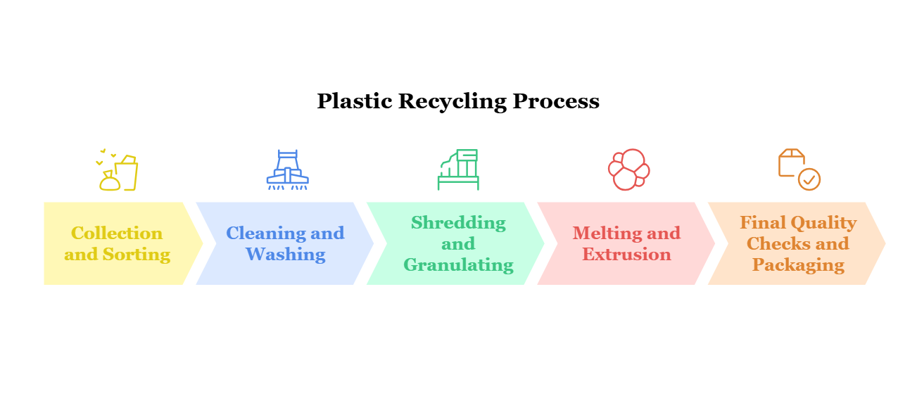 Step-by-Step Plastic Recycling Process