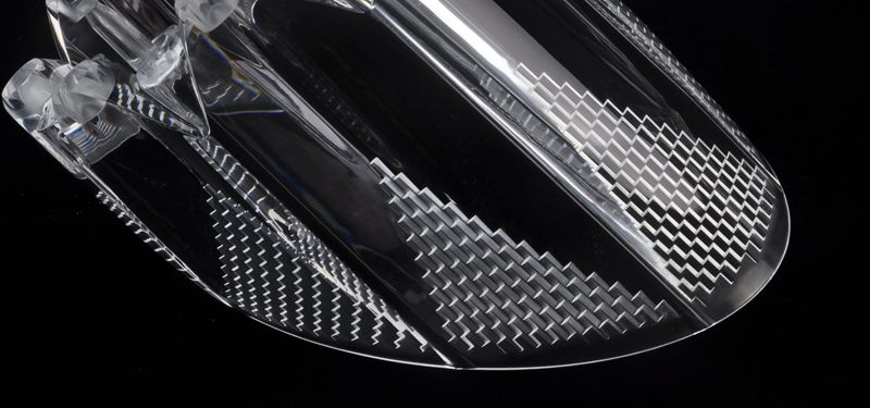 Using transparent plastic filler in producing headlight covers Using transparent plastic filler in producing headlight covers