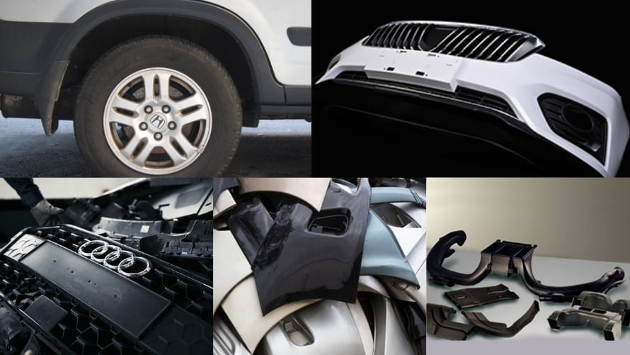 المكونات الخارجية البلاستيكية في السيارات