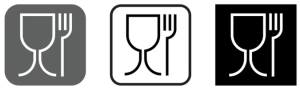 Food safety symbols are important for products such as food containers, disposable utensils, and packaging