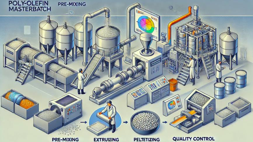 توضيح لعملية إنشاء ماسترباتش البولي أوليفين