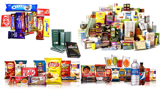 BOPP films are used for food and beverage packaging