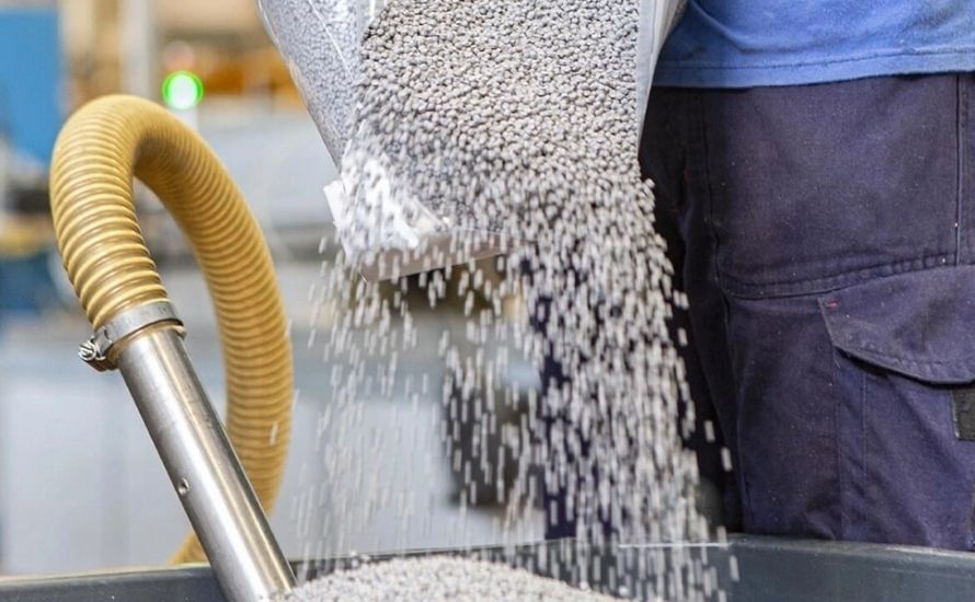 Thermoplastics begin as raw materials, often in pellet form, created by heating and mixing polymers with additives before cooling