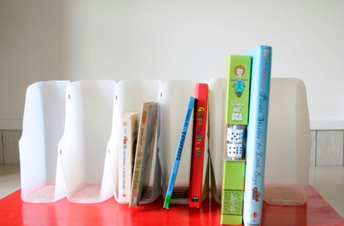 Reuse plastic bottles for book holder Reuse plastic bottles for book holder